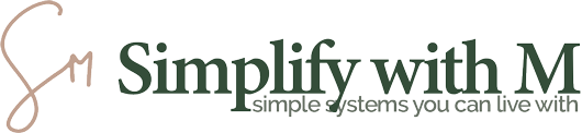 Simplify with M